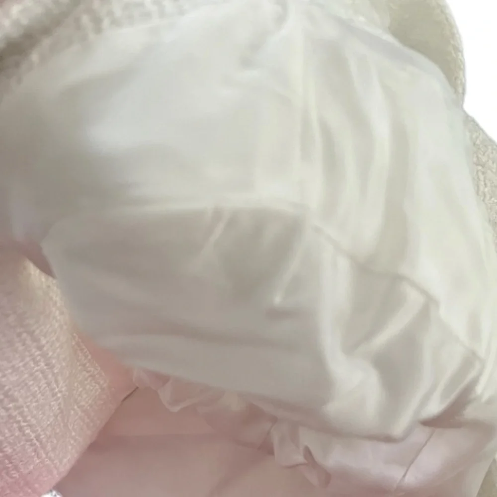 Helen Bergman tweed blazer jacket with fringe size Xs - Picture 12 of 15